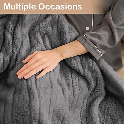 Electric Heated Blanket Queen Size 84"×90" Dual Control, 9 Heating Settings & - Image 9
