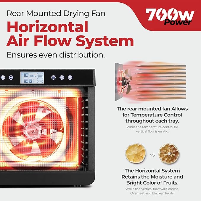 Magic Mill Premium Food Dehydrator Machine 700W Dryer - Image 4