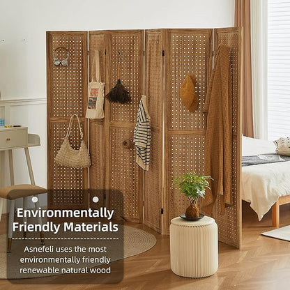 Asnefeli Pegboard Display Room Divider - Image 4