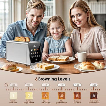Touch Screen Toaster 2 Slice, Smart Digital - Image 3