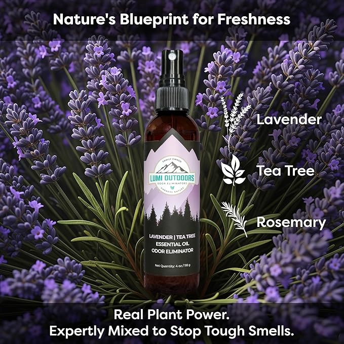 Lumi Outdoors Natural Shoe Deodorizer Spray & Odor Eliminator - Image 5