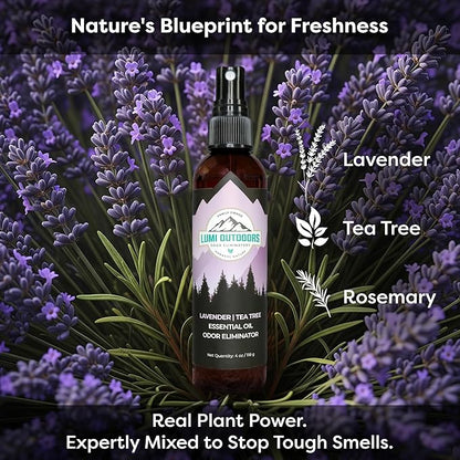Lumi Outdoors Natural Shoe Deodorizer Spray & Odor Eliminator - Image 5