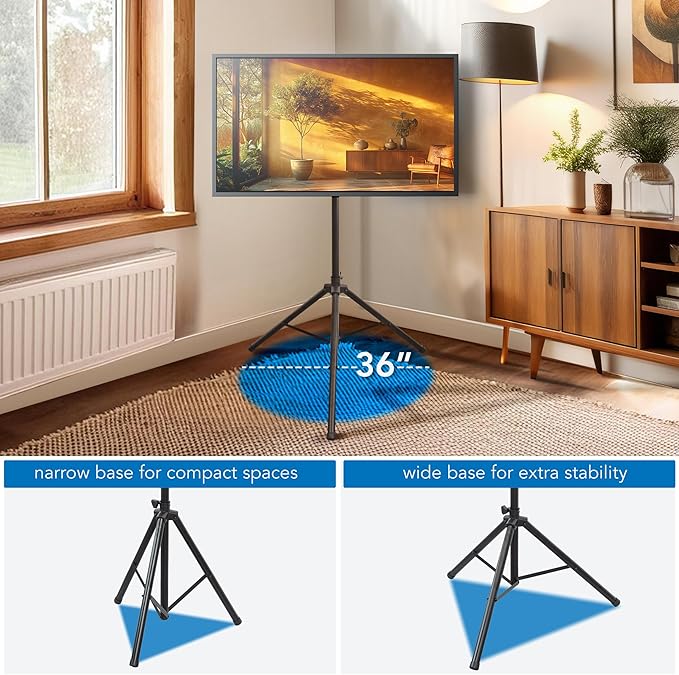 Mount-It! Tripod TV Stand – Portable TV Tripod - Image 8