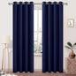 DWCN Navy Blue Blackout Curtains 84 Inches Long, Room Darkening Thermal Drapes by DWCN