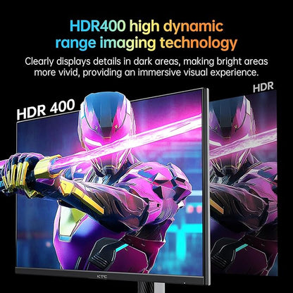KTC Monitor 27-inch White Gaming Monitor WQHD Fast IPS, 300Hz 1ms 144% sRGB - Image 3