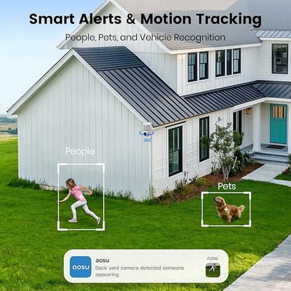 AOSU Solar Security Cameras Wireless Outdoor - Image 6
