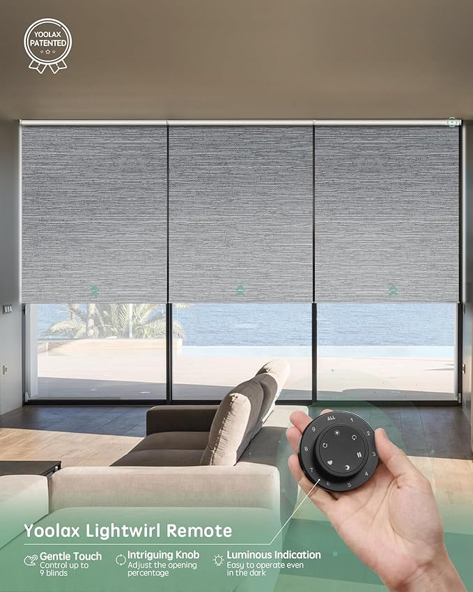 Yoolax Smart Coupled Roller Shades Compatible - Image 4