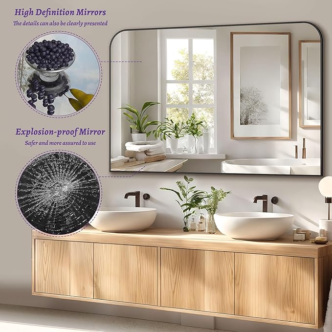 Bathroom Mirror, Wall Mirrors, Bathroom Vanity Mirror - Image 7
