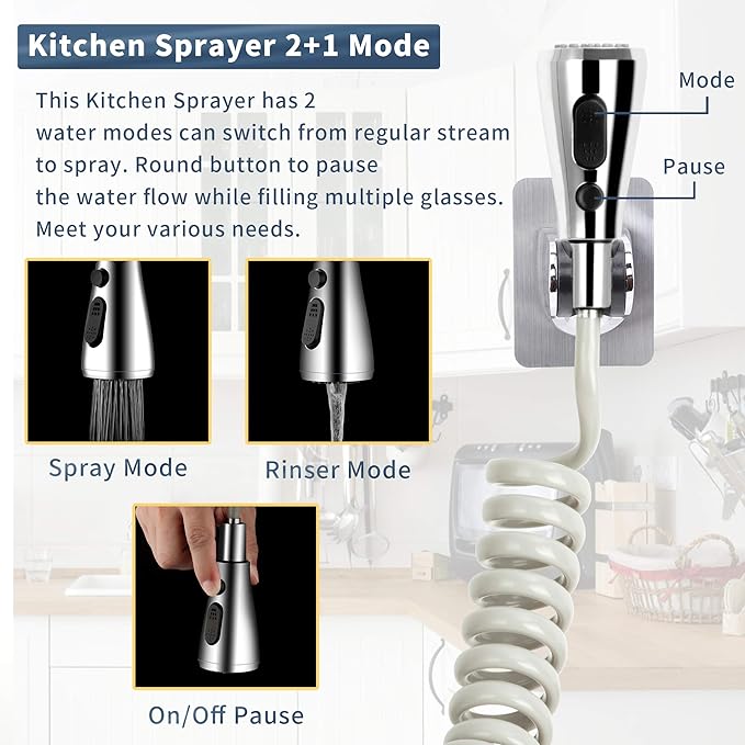 CECEFIN Kitchen Sink Sprayer Hose Attachment - Image 2
