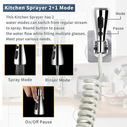 CECEFIN Kitchen Sink Sprayer Hose Attachment - Image 2