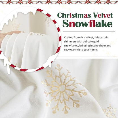 FMFUNCTEX Velvet Curtains Christmas Curtain - Image 4