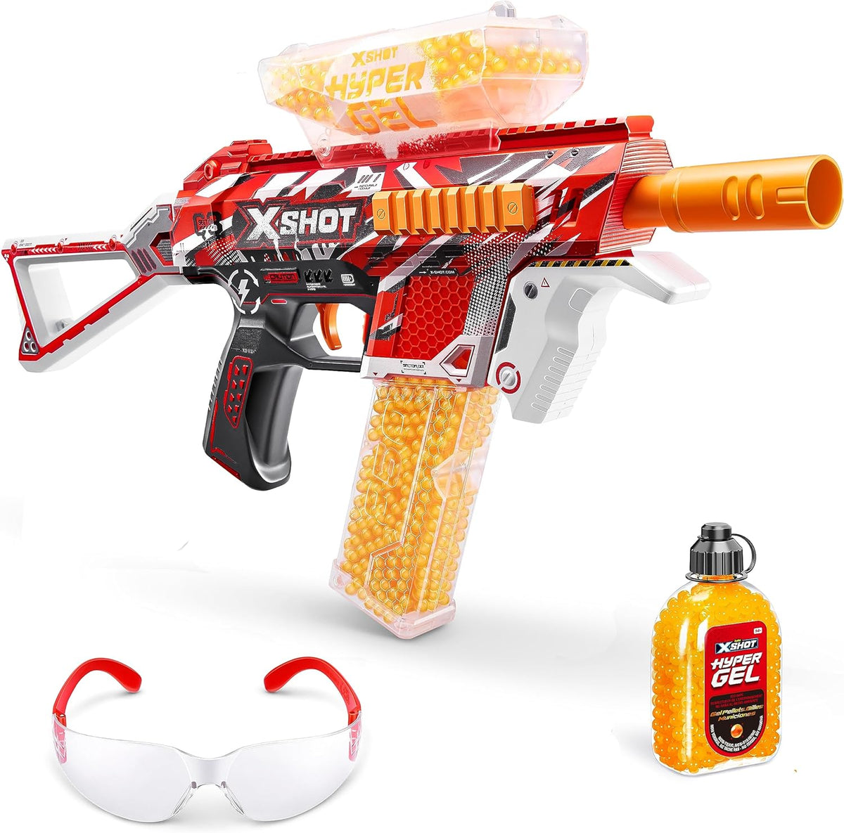 XSHOT Hyper Gel Trace Fire Blaster, Semi and Fully Automatic Gel Blaster &amp...