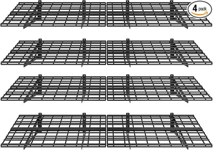FLEXIMOUNTS 4-Pack 2x6ft 24-inch-by-72-inch Wall Shelf Garage Storage Rack by FLEXIMOUNTS