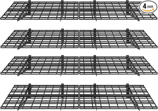 FLEXIMOUNTS 4-Pack 2x6ft 24-inch-by-72-inch Wall Shelf Garage Storage Rack by FLEXIMOUNTS