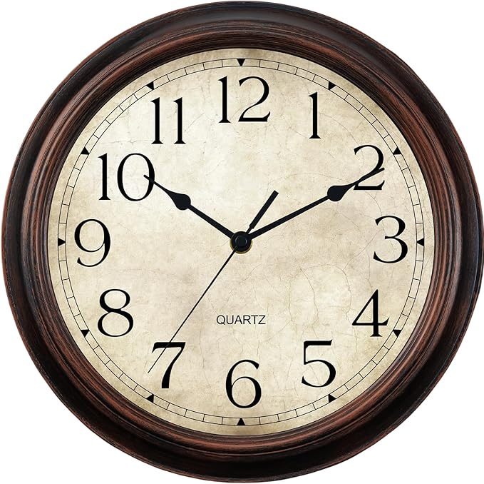 KECYET Wall Clock 10 Inch Battery Operated Silent Non-Ticking Analog Wall by KECYETWALLCLOCK