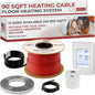 LuxHeat 90sqft Floor Heating Cable Kit - 240v In Floor Heating System by LuxHeat
