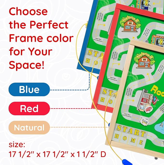 Magnetic Toddler Activity Wall Panel Toy – Interactive Wall Busy Board – - Image 5