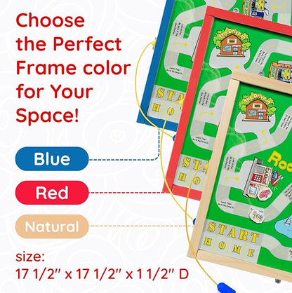 Magnetic Toddler Activity Wall Panel Toy – Interactive Wall Busy Board – - Image 5