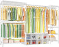Ulif E10 Clothes Rack（With Stretchable Hanger Rod）Freestanding Clothing Racks by Ulif