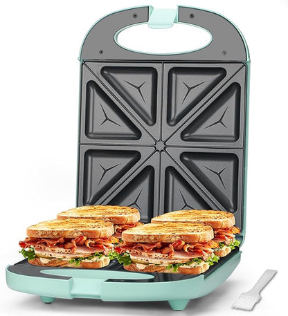 Baker’s Friend Breakfast Sandwich Maker, 4 Slices of Panini Grill Press by Baker%27s+Friend