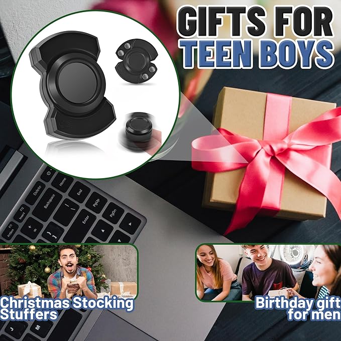 Valentines Day Gifts for Him, 3-in-1 Fidget Spinner Toy for Adult Metal Slider - Image 6