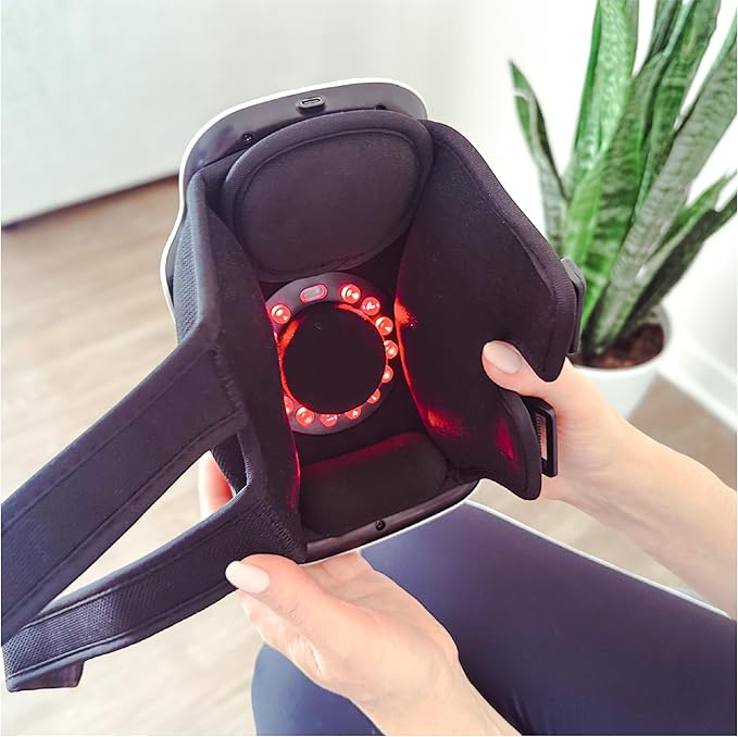 Nobol PhysioFlex Portable Warm Up & Recovery Knee Massager – Cordless Red & - Image 3
