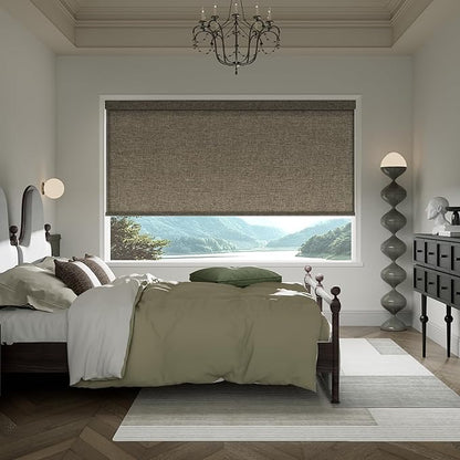 Boolegon Motorized Light Filtering Roller Blinds - Image 8