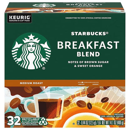 Starbucks Coffee K-Cup Pods, Breakfast Blend, Medium Roast Coffee, Notes of - Image 2