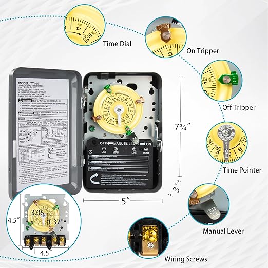 T104 Electromechanical Timer Switch - Image 2