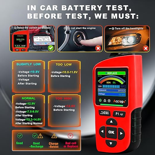 Acclope BT90 PRO 2-360Ah Battery Tester - Image 3