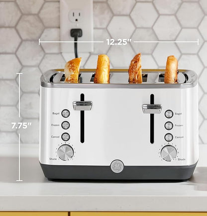 GE 4 Slice Toaster | Extra Wide Slots - Image 2