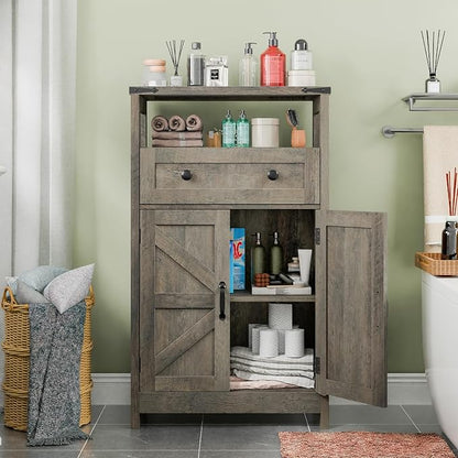 Farmhouse Bathroom Storage Cabinet - Image 3