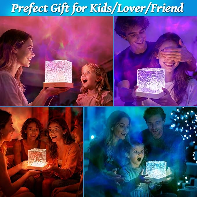 Ocean Wave Projector Light, 16 Colors Galaxy Projector Night Light Water Ripple - Image 8