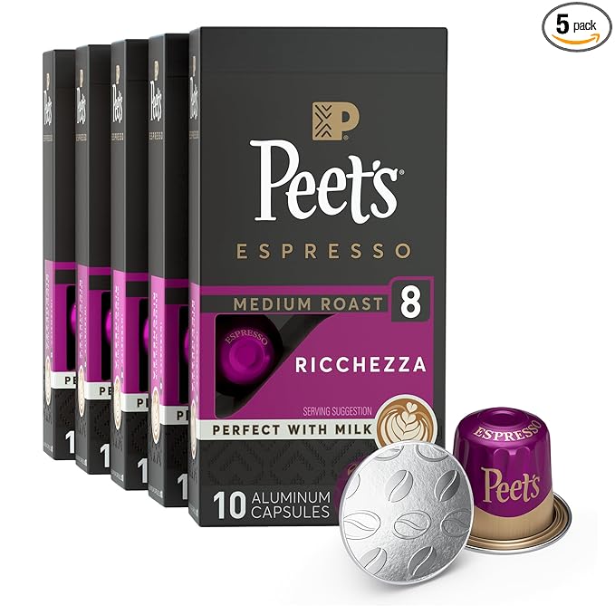 Peet's Coffee, Medium Roast Espresso Capsules, Compatible by Peet%E2%80%99sCoffee