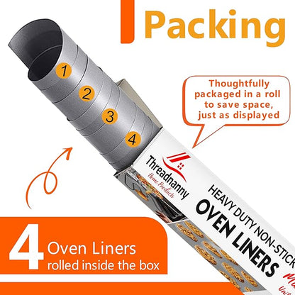 Oven Liners for Bottom of Oven, Heavy Duty Liner for Bottom of Electric Range - Image 8