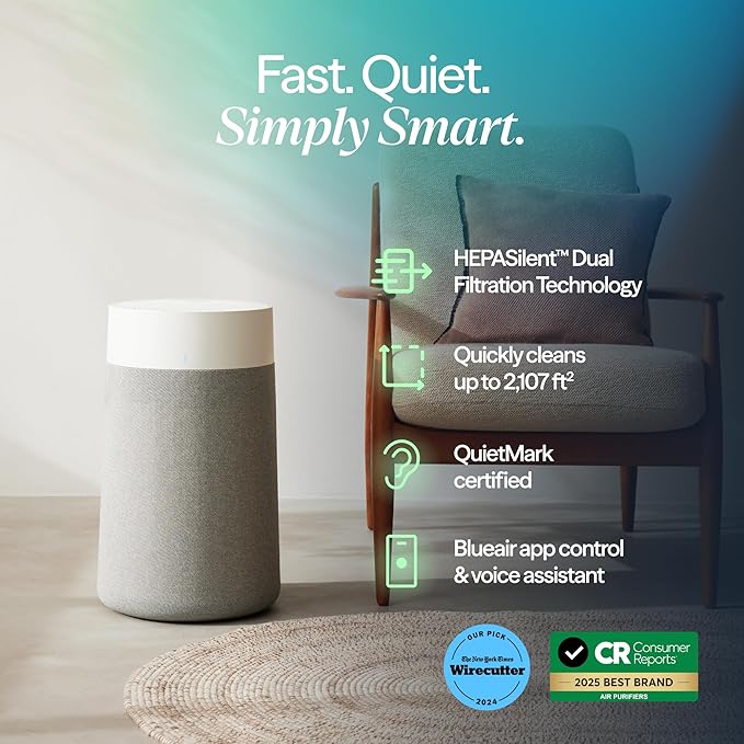 BLUEAIR Air Purifiers for Medium Rooms, Cleans 1, 858 sqft in one hour - Image 2