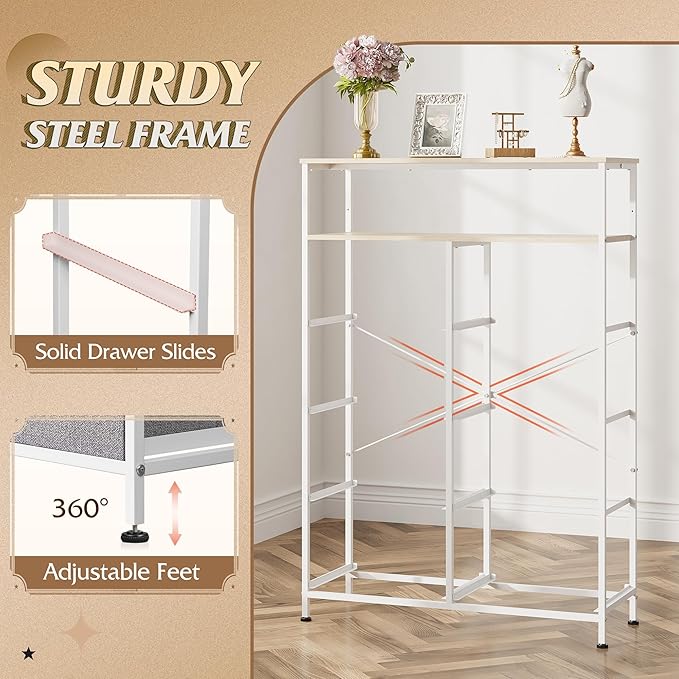 WLIVE Fabric Dresser for Bedroom - Image 7