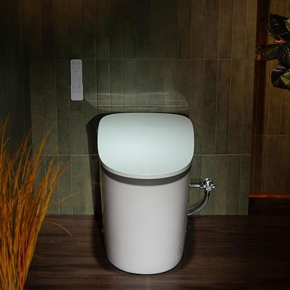 WOODBRIDGE Smart Toilet with Auto Open/Close, 1000g MaP Flush Score, Foam Shield by WOODBRIDGE