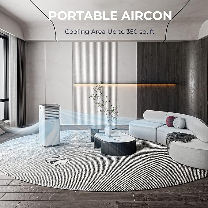 COSTWAY Portable Air Conditioner, 10000 BTU AC Cooling - Image 9