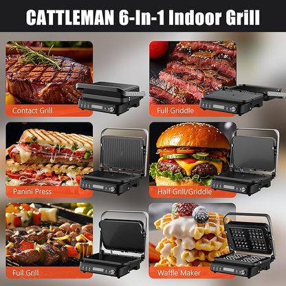 CATTLEMAN Panini Grill Press Sandwich Maker - Image 6