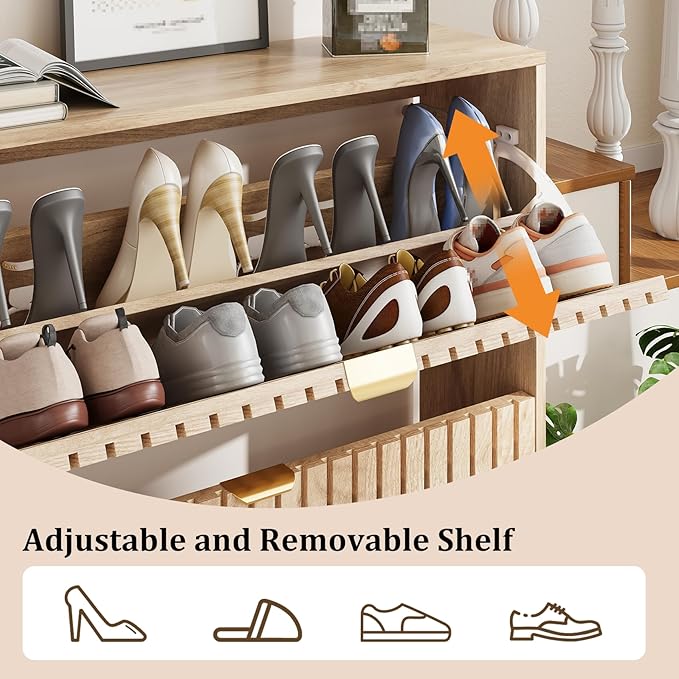 Shoe Cabinet, Shoe Storage Cabinet - Image 6