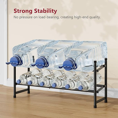 Tajsoon Expandable Shoe Rack for Closet 2 Tier, 28“-41“ Adjustable & Stackable - Image 5