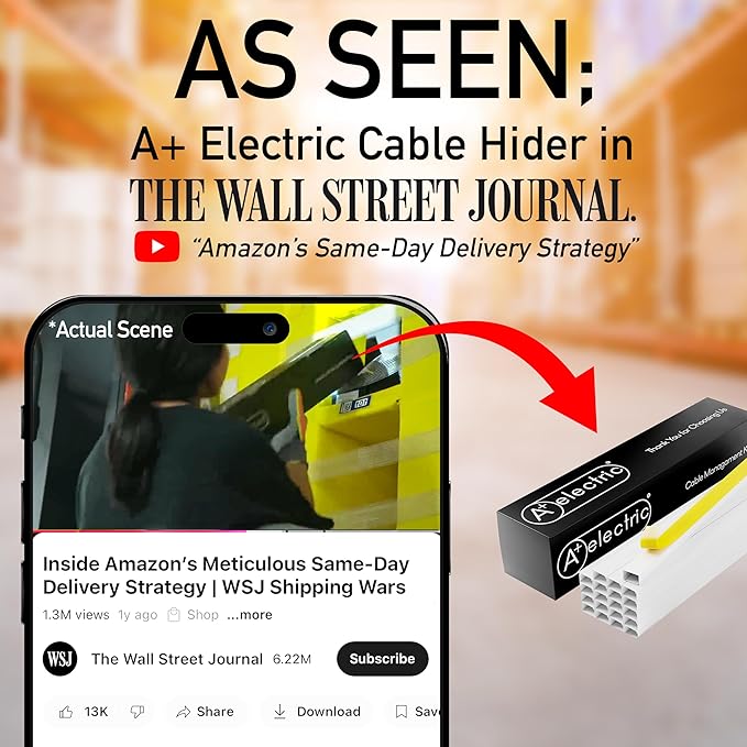 A+ ELECTRIC 315" Cable Hider, Wire Cover, Cables Raceway - Image 2