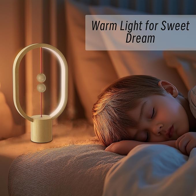 Bedroom Lamps - Mini Balance Lamp, Bedside Lamp, Nightstand Lamp, 3 Level - Image 6