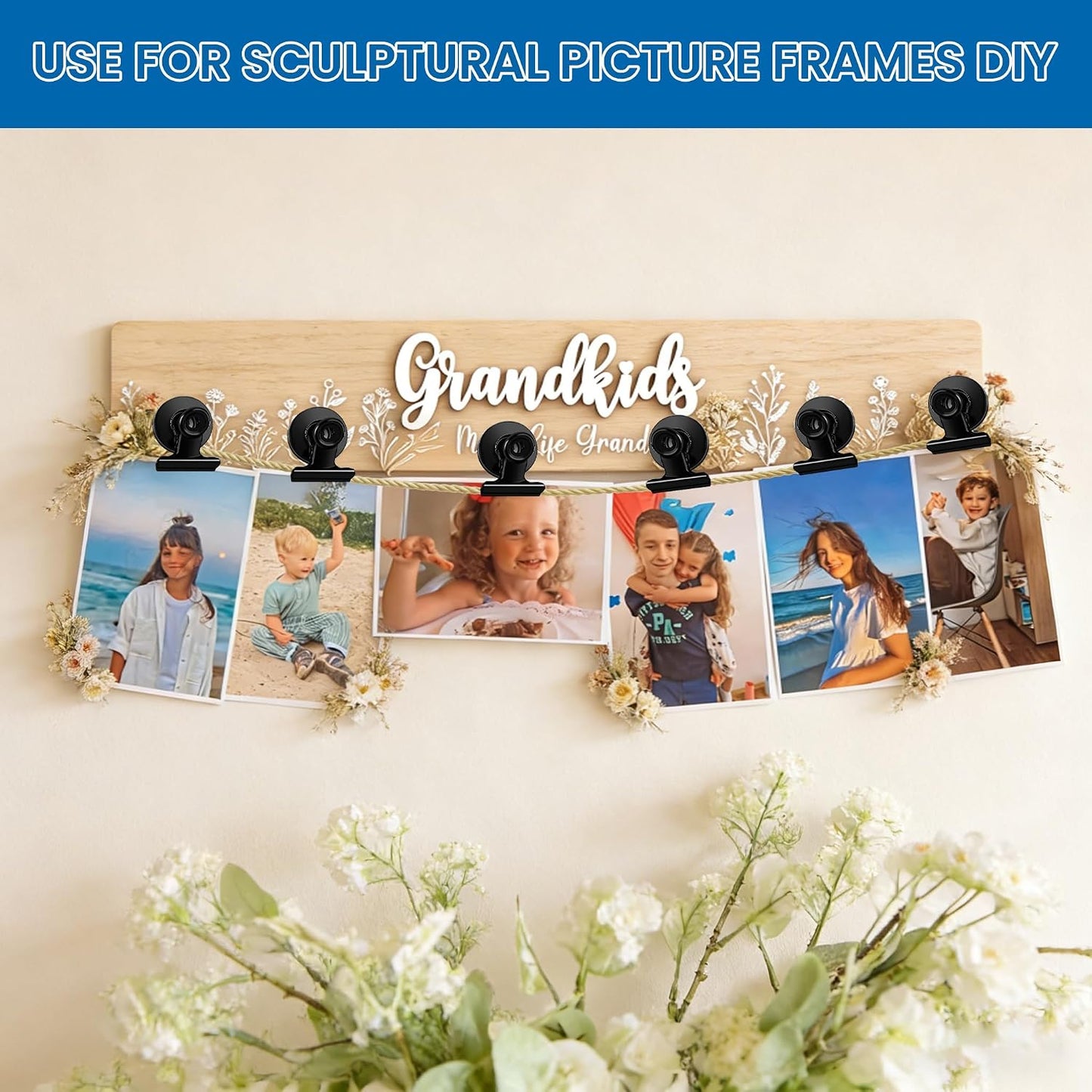 DIYMAG Magnetic Clips,20pack Fridge Refrigerator Magnets for Photos Holders | Heavy Duty Decorative Clip magnets,for Photo Frames,Cruise,Home,Office,Pictures,Whiteboard and Classroom Decoration Gifts