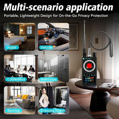 JMDHKK K19 Hidden Camera Detector, Bug Detector, Signal Detector, Spy Camera - Image 7