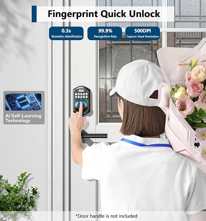TEEHO TE002 Fingerprint Door Lock - Image 3