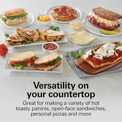Hamilton Beach Panini Press Sandwich Maker & Electric Indoor Grill - Image 2