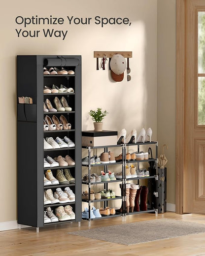 SONGMICS 10-Tier Shoe Rack, Shoe Storage Cabinet - Image 6