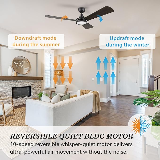 SMAAIR 56inch Smart Wifi Ceiling Fans - Image 7